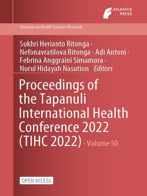 cover image of Proceedings of the Tapanuli International Health Conference 2022 (TIHC 2022)